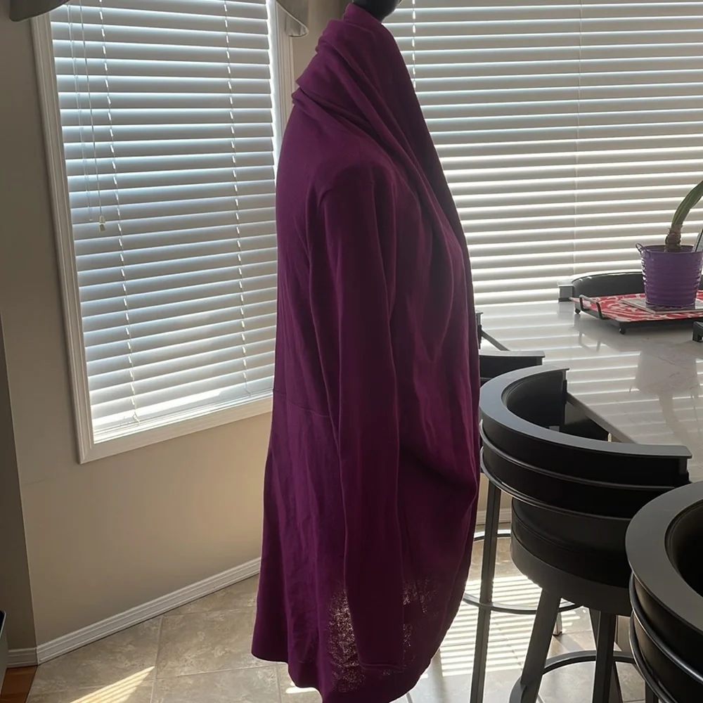 🌸🌸HOST PICK  🌸🌸 Indigenous size small purple essential knit cardigan - Picture 2 of 11